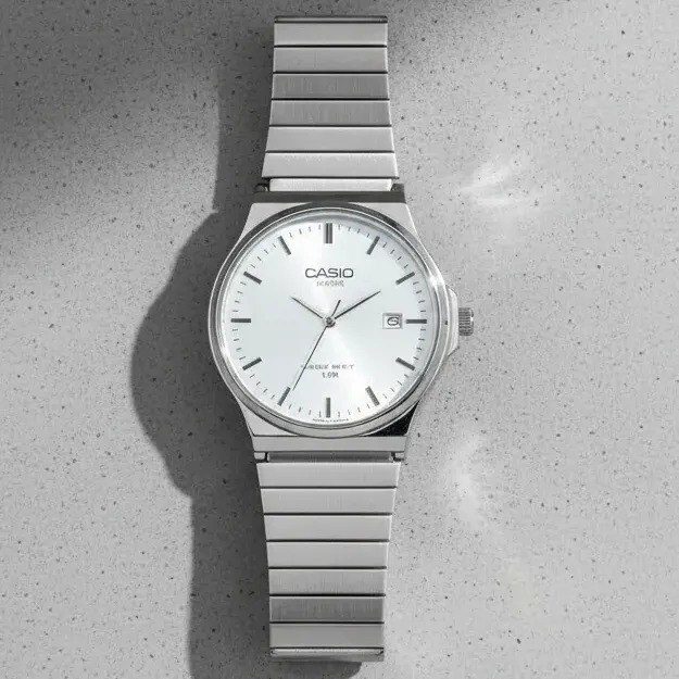 Relógio Casio Vintage A180 Cinza Prateado