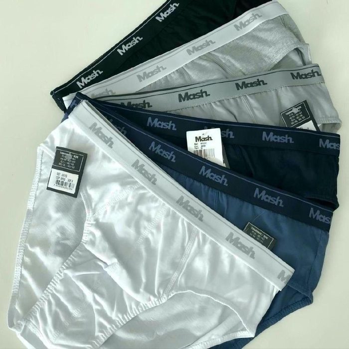 🛒Kit 10 Cuecas Mash Masculino Slip Algodão Cotton Original