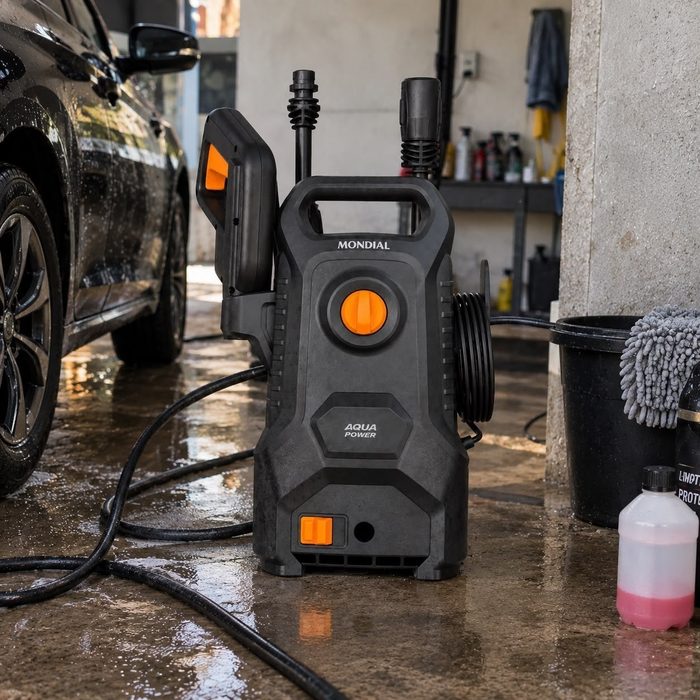 Lavadora de Alta Pressão Mondial LAP-04 GY 1400W
