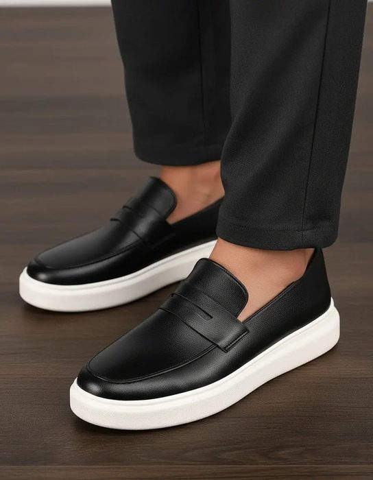 Sapato Loafer Masculino Mocassim Couro Casual Comfort Luxo 37 a 46