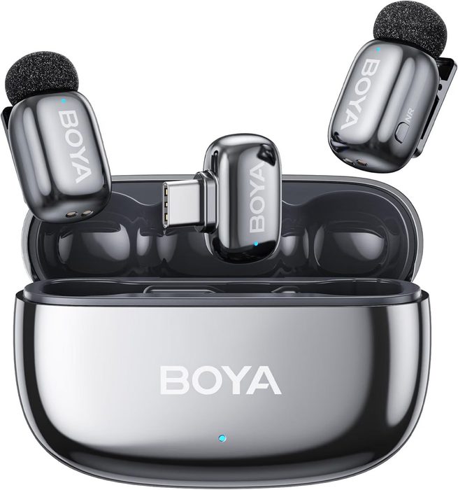 BOYA Mini 2 microfone de lapela sem fio