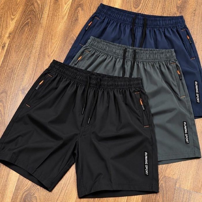 Kit com 3 Bermudas Secagem Rápida Academia P ao GG