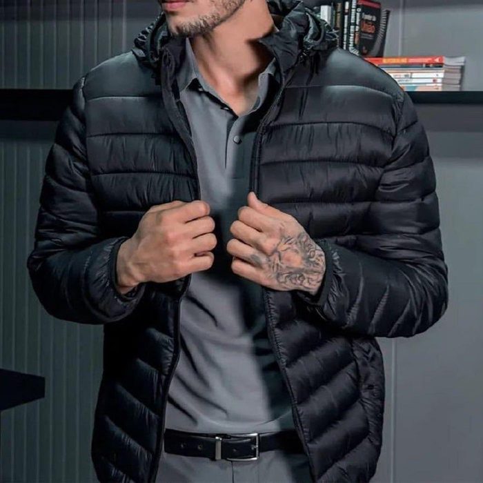 Jaqueta Puffer De Frio Blusa Impermeável Inverno Intenso P ao XGG