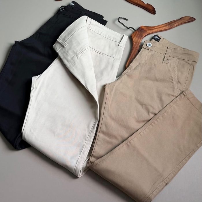 Calça Sarja Social Esporte Fino Bolso 38 ao 48