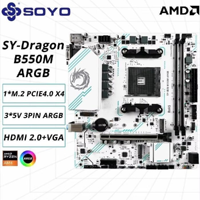 Placa Mãe B550m Soyo