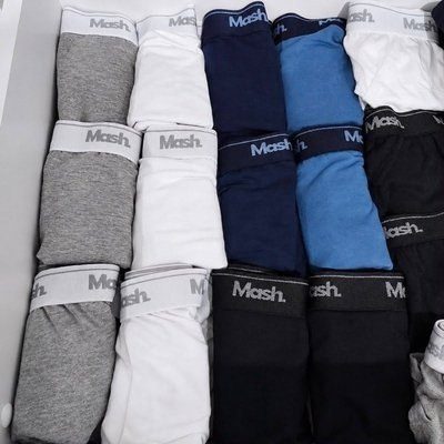 cueca mash boxer original kit 10 unidades