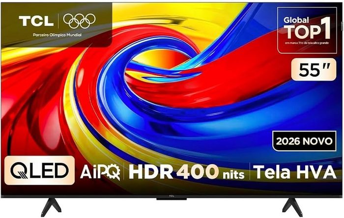 TV TCL 55P7L 55" 4K QLED 120Hz Google TV