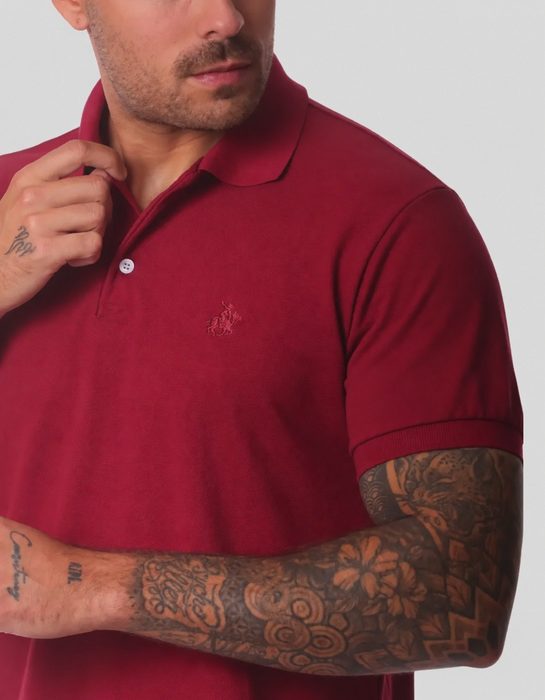 Kit 2 Camisa Polo Piquet Masculina Casual Premium P ao GG