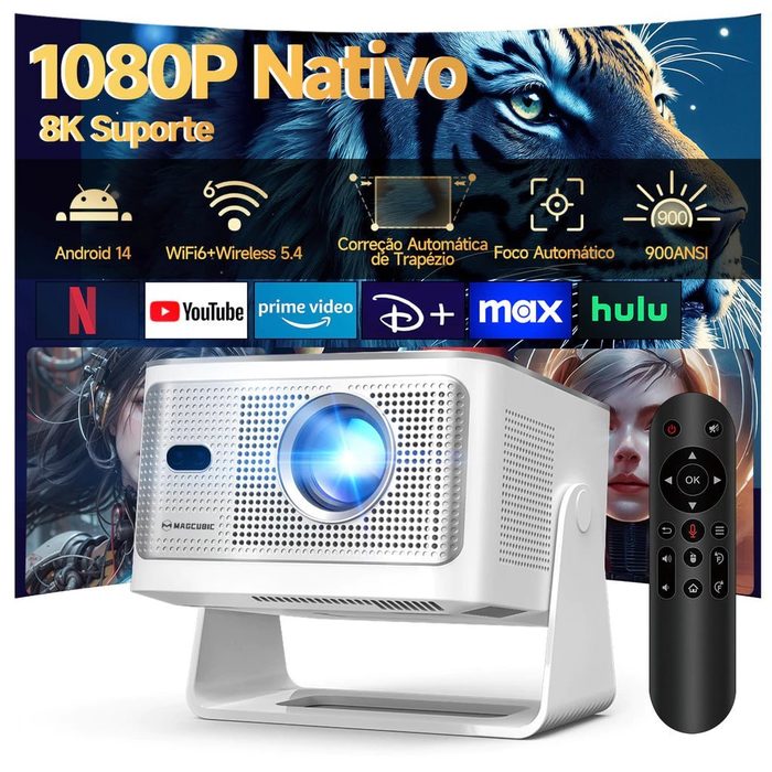 projetor magcubic hy350 max pro 1080p 900 ansi android 14