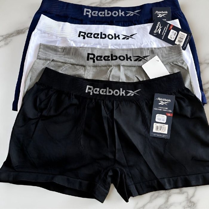 cueca boxer reebok microfibra kit 6 unidades
