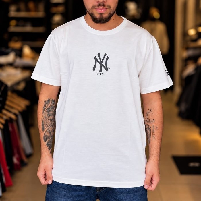 camiseta new era new york yankees branco
