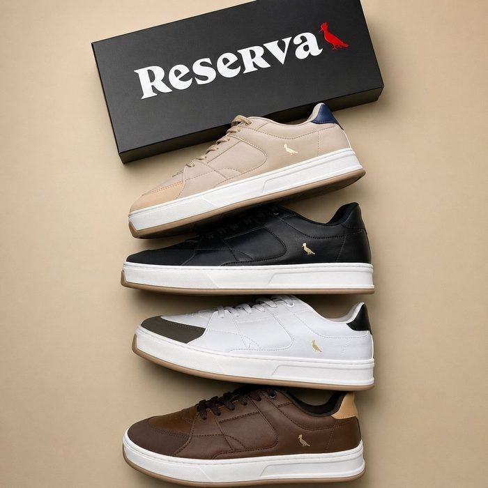 tênis reserva roma masculino casual cano baixo