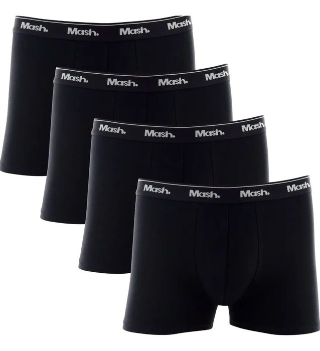 cuecas box mash boxer box algodão cotton kit 4