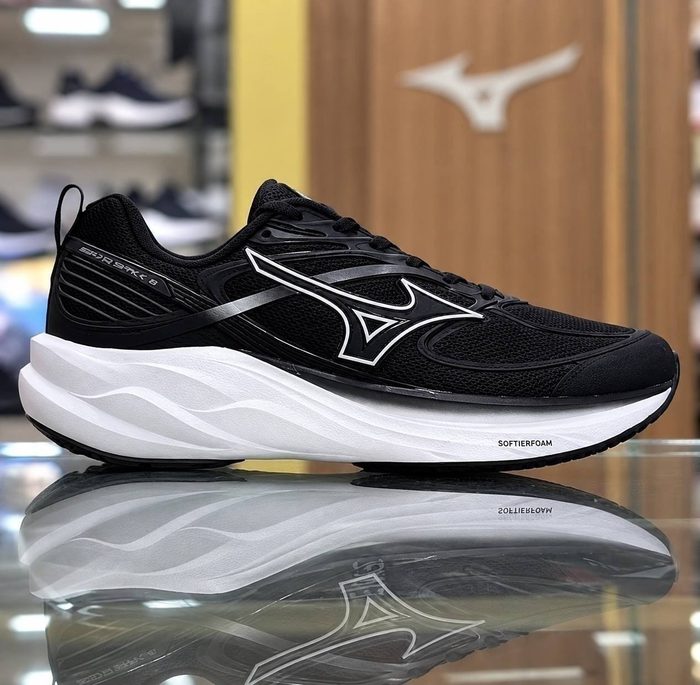 tênis mizuno space 6 preto 40
