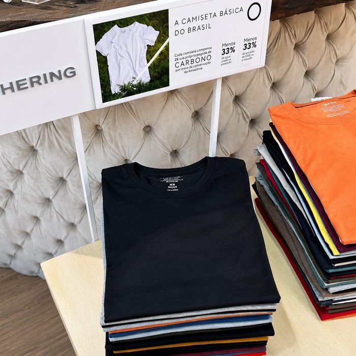 roupas hering camisetas basicas algodao kit 5