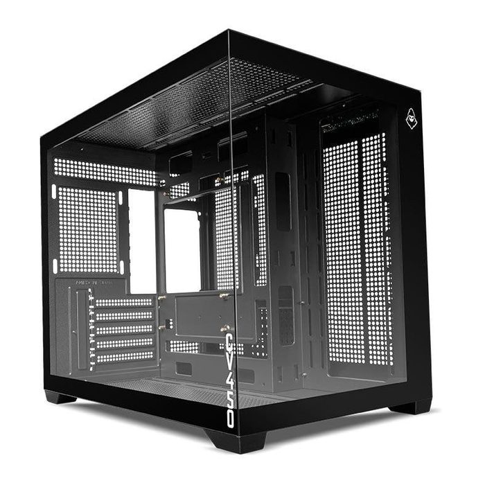 gabinete mancer cv450 mini-tower lateral de vidro preto
