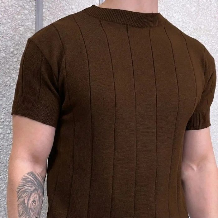camiseta gip tricô modal canelada