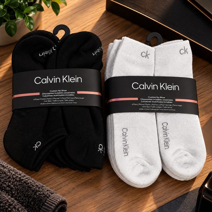 meias calvin klein kit 3 pares cano curto