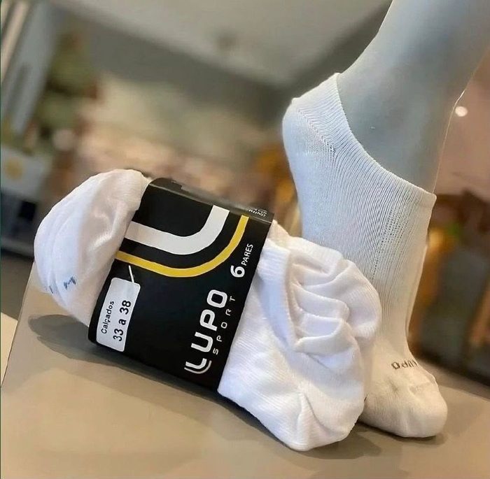 meias lupo soquete kit 10 pares