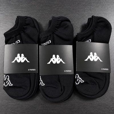 meias kappa sapatilha soquete invisivel kit 3 pares