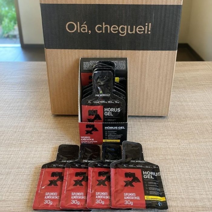 suplemento max titanium horus gel pre treino 10 saches 30g