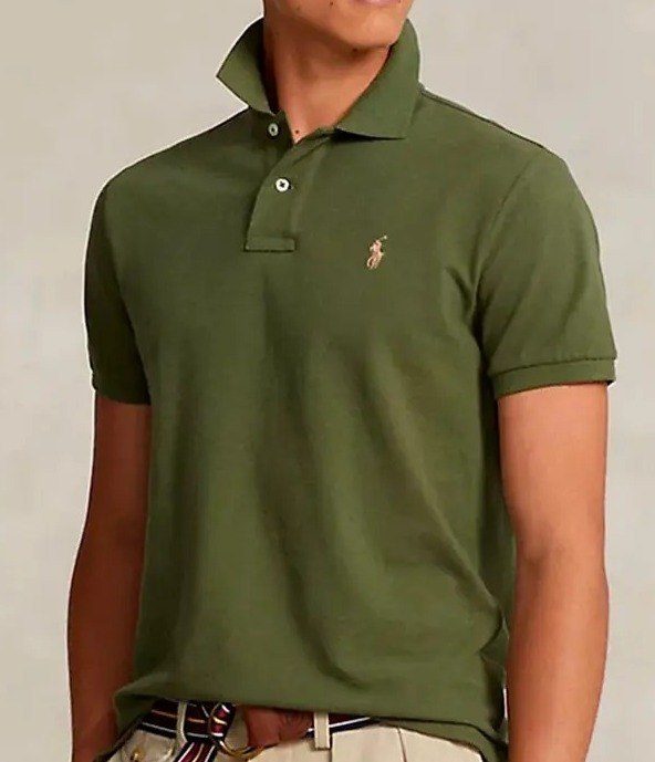 camisa polo piquet masculina verde