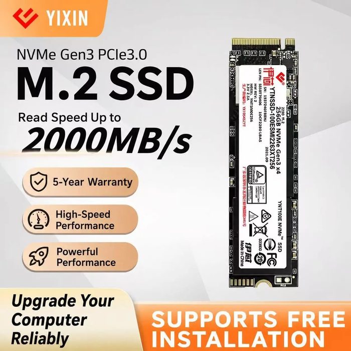 Ssd Nvme M2 Yixin 2000Mbs Gen3