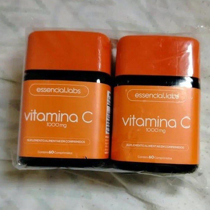 vitamina essencial labs vitamina c 1000mg 60 doses