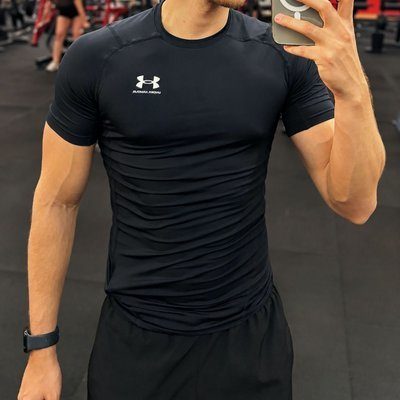 camiseta de compressão under armour hg