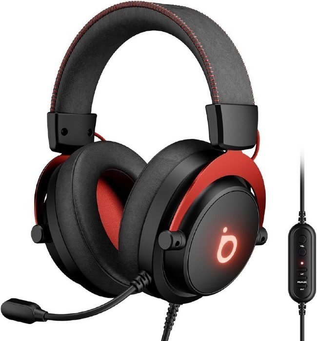 Headset Gamer Pro Ba-FON340 Basike Fone de ouvido jogos para PC - Modo FPS/Música, com som surround 7.1, Falante de 50mm Preto