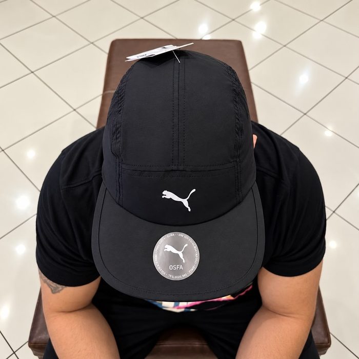 boné puma essentials running 5 panel unissex