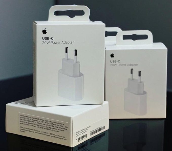 🛒 Carregador Fonte USB-C 20w para iPhone Apple Tipo-C Turbo Adaptador - Distribuidor Autorizado