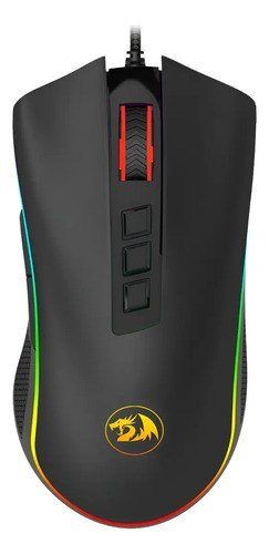 mouse gamer redragon m711 cobra chroma com fio preto