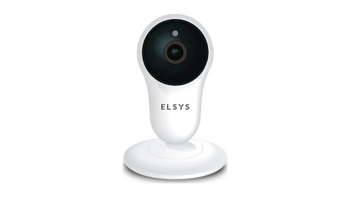 Câmera de Segurança Elsys Wi-Fi, Micro SD de Até 128GB, Full HD, Visão Noturna 10M, Branco/Preto Elsys ESC-WY3F