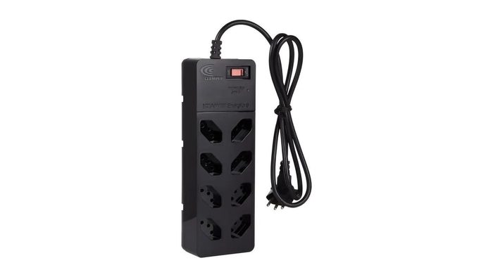 filtro de linha iclamper energia 8 tomadas