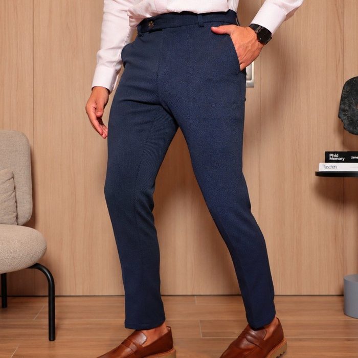 calça social use fusion alfaiataria masculina malha elastano stretch