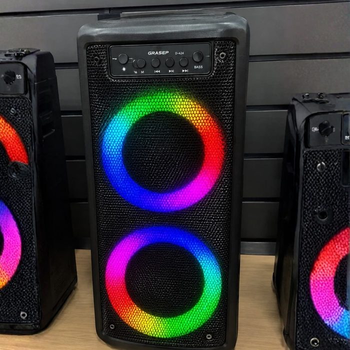 caixa de som amplificada 200w