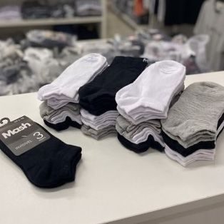 meias mash meia invisível soquete kit 10 pares