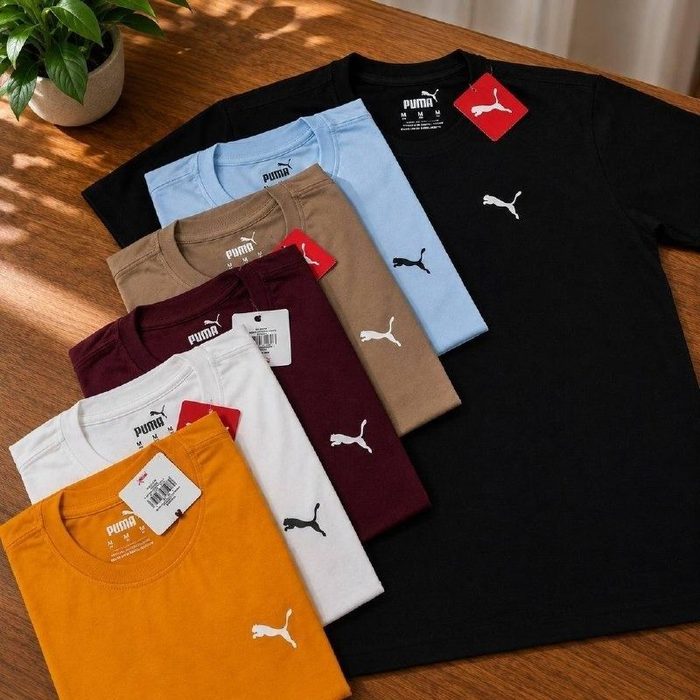 camiseta puma ess small logo poly tee
