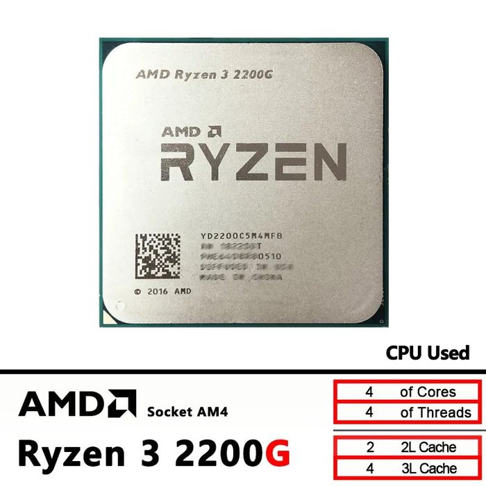 Processador Ryzen 3 2200G
