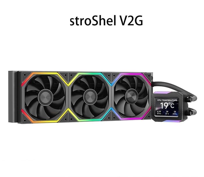 Water Cooler Jungle Leopard AstroShel V2g Tela personalizável de 2,8 polegadas