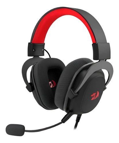 headset gamer redragon zeus lite preto microfone removível