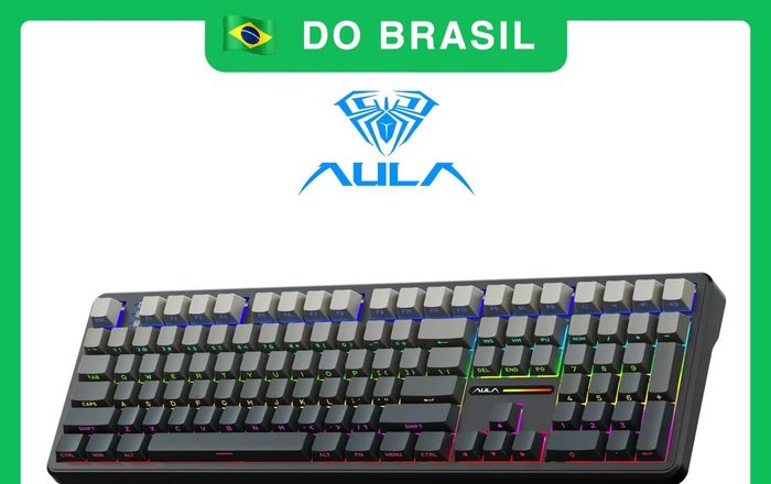 Teclado Mecânico Sem Fio Aula F108 4000mAh