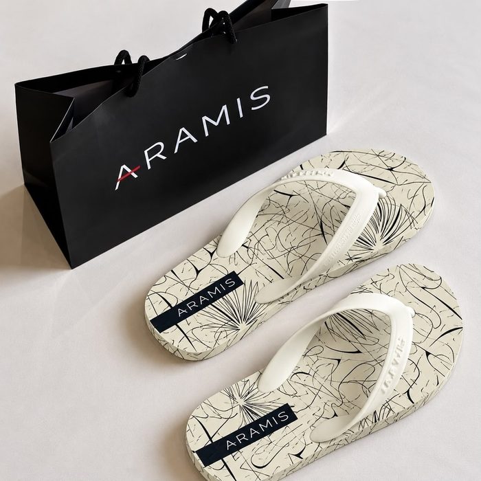 chinelo sandália aramis masculino conforto casual branco 87 liso