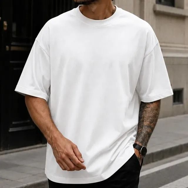 camiseta rethink oversized masculina