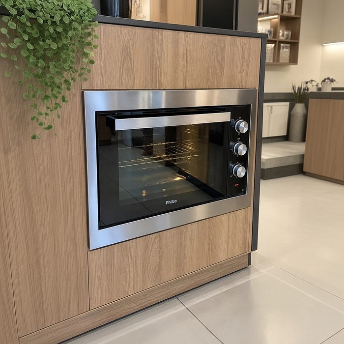 Forno Elétrico de Embutir Philco 47L Inox Esmaltado PFE47E