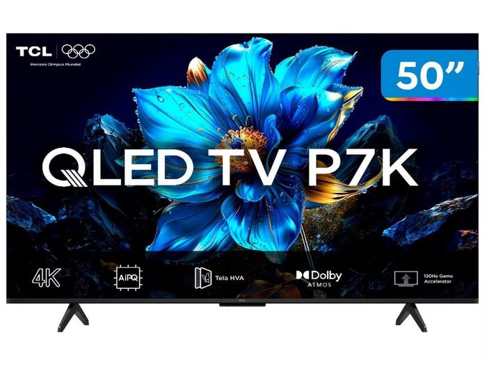 TV TCL 50P7K 4K QLED Google TV