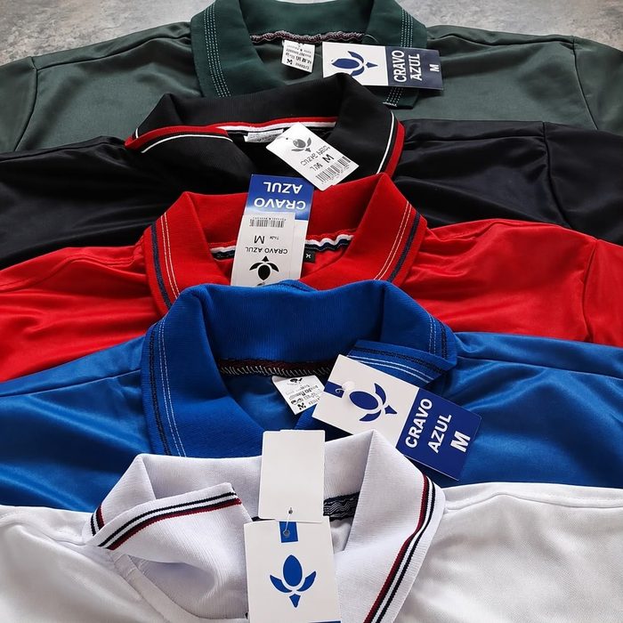 Kit 5 Camisas Camiseta Gola Polo Masculina Premium Basica P ao GG