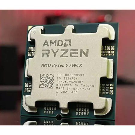 Processador Amd Ryzen 5 7600x, 4.7GHz 5.3GHz Max Turbo , Cache 38Mb, 6 Núcleos, 12 Threads, Am5, Com Vídeo Integrado