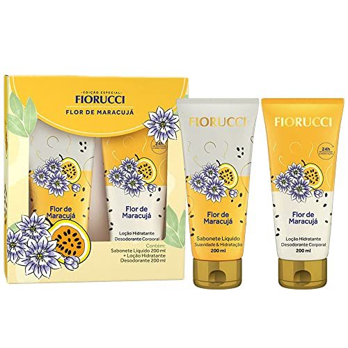 Fiorucci Kit Sabonete Líquido 200ml + Loção Hid. 200ml Flor De Maracuja